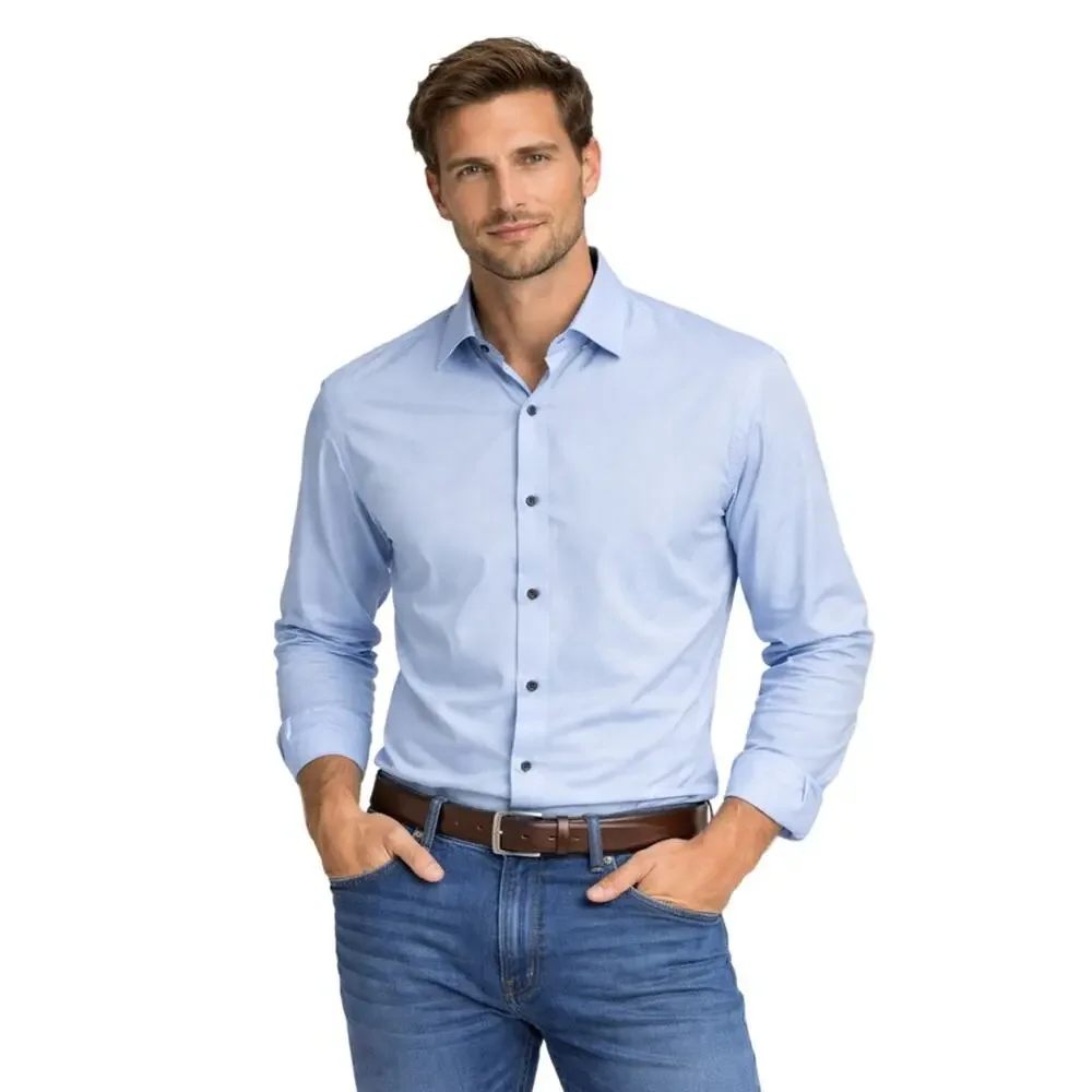 Ted Baker London Light Blue Button Down Shirt | Men’s Size 4 | Tailored Cotton